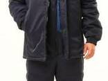 Куртка зимняя «СТО» (тёмно-синий с вставками электрик)