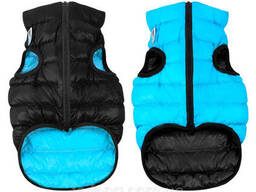 Курточка для собак AiryVest Двусторонняя М 45 Черно-голубая