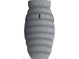 Курточка для собак Waudog Clothes Светоотражающая M50 В 76-79 см С 55-61 см Серый