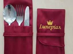 Конверт, (куверт) тройной, для столовых приборов