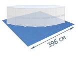 Квадратная подстилка для бассейнов 58002 размер 396х396см
