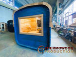 Квадро-бочка Quadro Fasssauna 4,5х2,3м из термодерева от производителя Thermowood. .. - фото 1