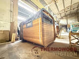 Квадро бочка Quadro Sauna 3.0×2.24×2.37 м из термососны от производителя Thermowood. .. - фото 2