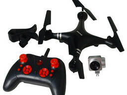 Квадрокоптер S65 с камерой и wi-fi, черный