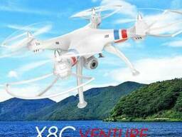 Квадрокоптер syma X8C wi-fi, камера 2 mpx, пульт 2.4g, 4 ка