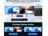 Vpfct KVM-переключатель на 2 мониторы с 3 ПК USB 3.0 HDMI-совместимый  , EDID VP-WS330 - фото 3