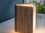 Лампа книга Smart Book мини Светильник блокнот 400 лм (Орех) - фото 2