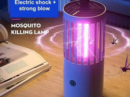 Лампа-ловушка для комаров Бытовая с зарядкой от Usb 1001 Mosquito LAMP, портативная