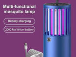 Лампа-ловушка для комаров Бытовая с зарядкой от Usb 1001 Mosquito LAMP, портативная - фото 1