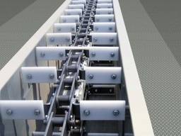 Ланцюгові скребкові транспортери, ланцюги УТФ-200,320,500, зірочки та вали