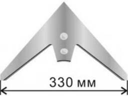 Лапа стрельчатая КПС 330мм /одесса/ кованная каленая БОР