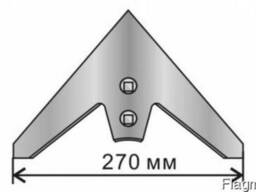 Лапа стрельчатая КПС 270мм кованная каленая БОР
