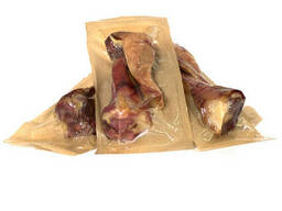 Ласощі для собак: М’ясна кістка для малих та середніх порід собак (половина), 350г. ..