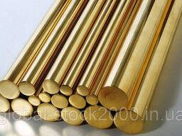 Латунный круг (пруток) ф140 Л63 ассортимент доставка порезка
