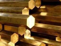 Латунный шестигранник