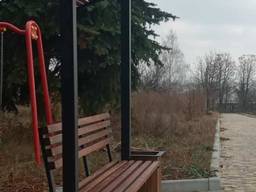 Лавочка с навесом