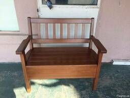 Лавочки деревянные из ольхи