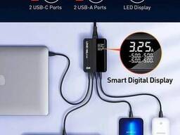 Ldnio A4809C: Компактний GaN-зарядний пристрій 100 Вт з 4 портами та багаторівневим. ..