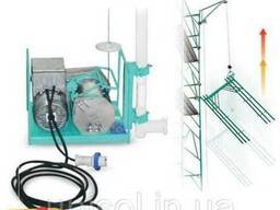 Лебедка строительная напольная с поворотным кронштейном 150