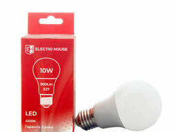 LED лампа A60 E27 10 Вт 4100К