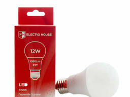 LED лампа A60 E27 12 Вт 4100К