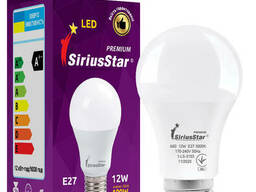 LED лампа Sirius 1-LS-3103 А60 12W-3000K-E27