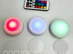 LED подсветка Светодиодные фонари Лампы для дома 3 шт Magic Lights с пультом