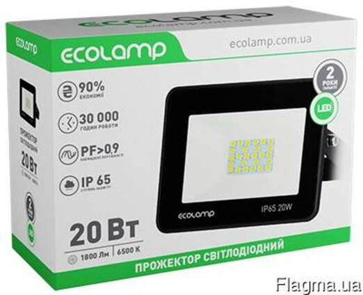 LED Прожектор 10, 20, 30, 50, 100W Ecolamp