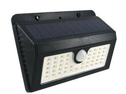 LED світильник на сонячній батареї Vargo 9W SMD c датчиком Чорний