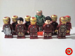 Lego (Лего) минифигурки (фигурки) Железный человек Iron Man