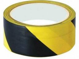 Лентасигнальная 100м (черно – желтая)