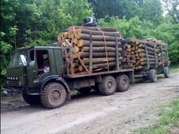 Лесовоз с манипулятором