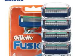 Леза, касети, картриджі Gillette Fusion 4 шт та Джилет Ф’южн 4 шт