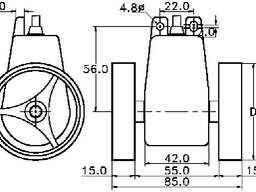 Линейный энкодер роликового типа Fotek WE-M1