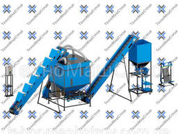 Линия охлаждения, фасовки и упаковки пеллет