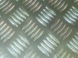 Лист алюминиевый рифленый 1000х2000х4,0мм, квинтет