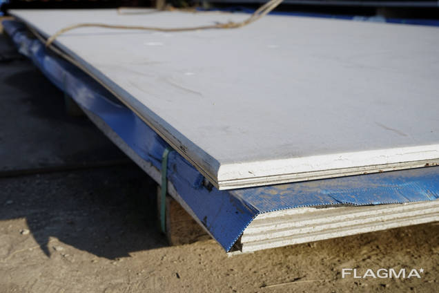 Лист нержавеющий 0,8*1250*2500 mm AISI 430 Linen PVC