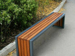 Лофт лавочка для сада