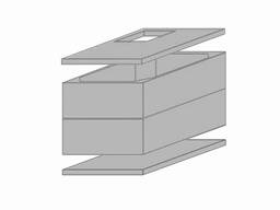 Залізобетонний Погріб (льох) (к-кт 4 елемента) 2,5×2,2×2,1м