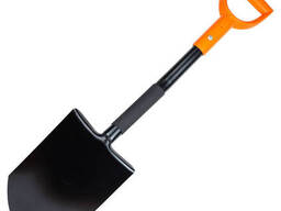 Лопата штыковая с металлической ручкой 285×195×800мм 1.6кг (американка) Flora (5045224)
