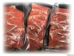 Лосось філе шматки слабосолона (хвостова частина)