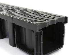 Лоток дренажний Nicoll CONNECTO CAN10AHP з пластиковою решіткою А-15