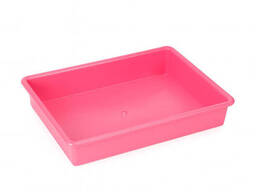 Лоток (поддон) для рассады 38х26х7 см Розовый