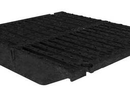 Лоток водовідвідний SUPER ЛВ-50.64.61 бетонний DN 500 з решіткою щілинної чавунної кл. E