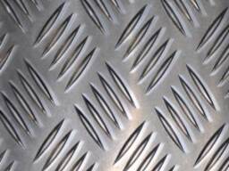 Лист алюминиевый рифленый Квинтет 3,0х1000х2000 мм