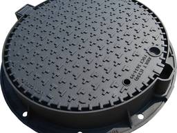 Люк чугунный «ГТС» Т с промежуточной крышкой 17т, (150кг)