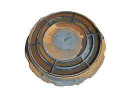 Люк канализационный чугунный тип Л тяжелый 755мм ГОСТ, нагрузка 1,5т