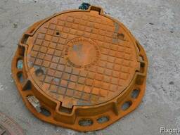 Люки чугунные канализационные в асортименте, купить, цена