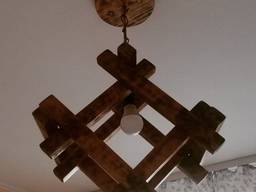 Люстра лофт з дерева під замовлення