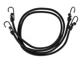 M-Tac шнур эластичный с зацепами черный (2шт)